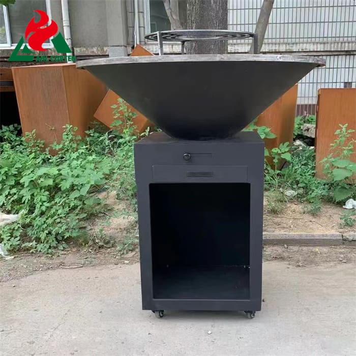 Large outdoor corten steel mild steel grill plate factory