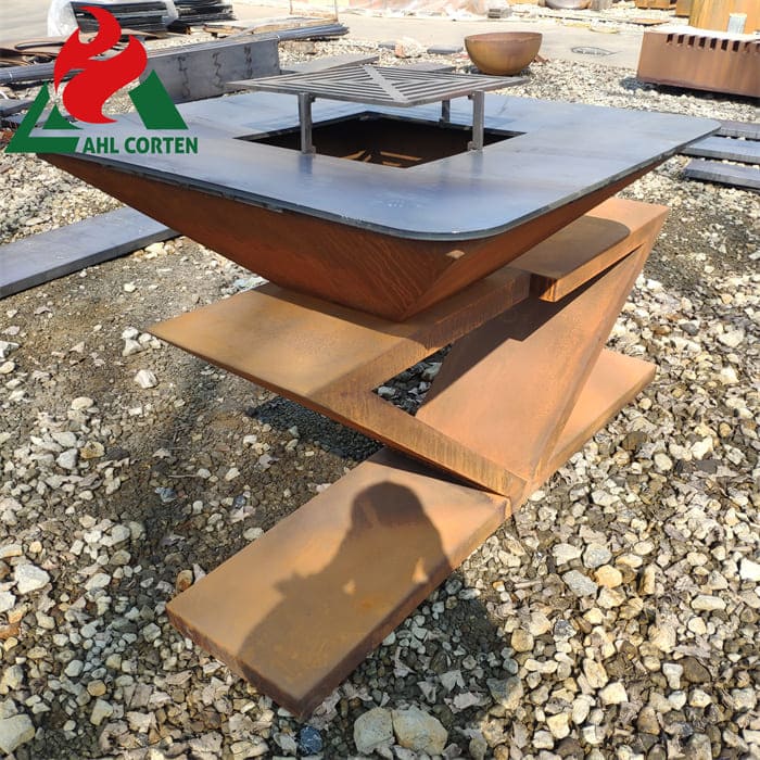 Flat top grill corten barbecue near me