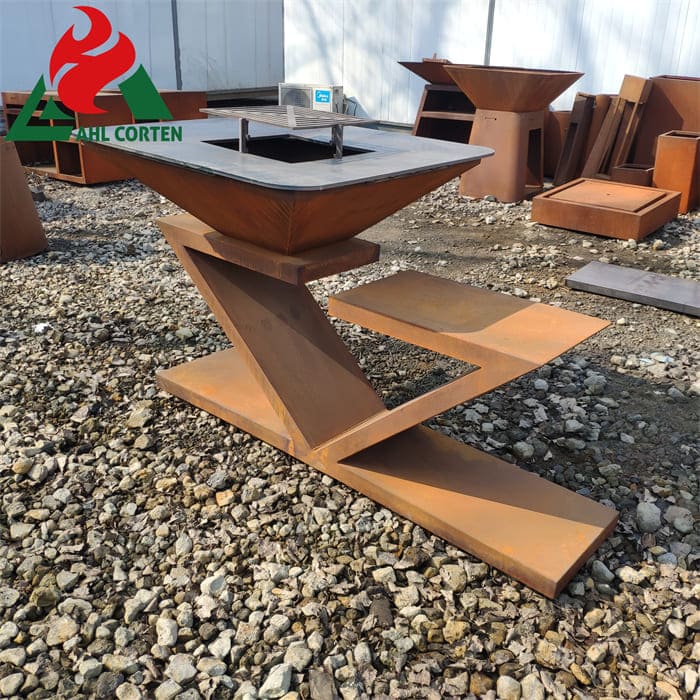 Flat top grill corten barbecue near me