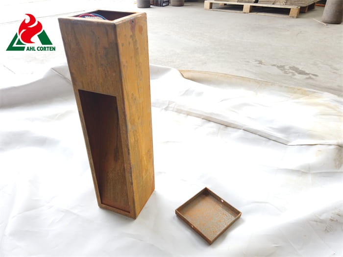 Outdoor Corten Steel Bollard Lighting