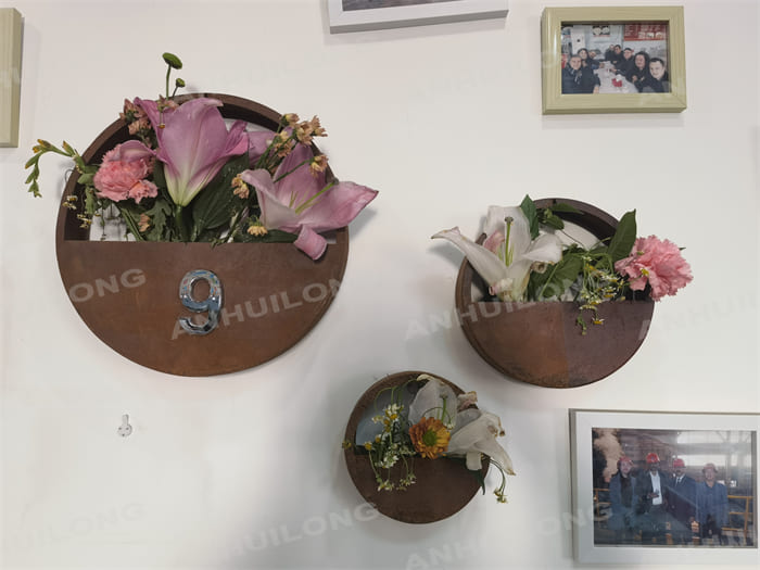 Light And Easy To Hang Diy Corten Steel Planter