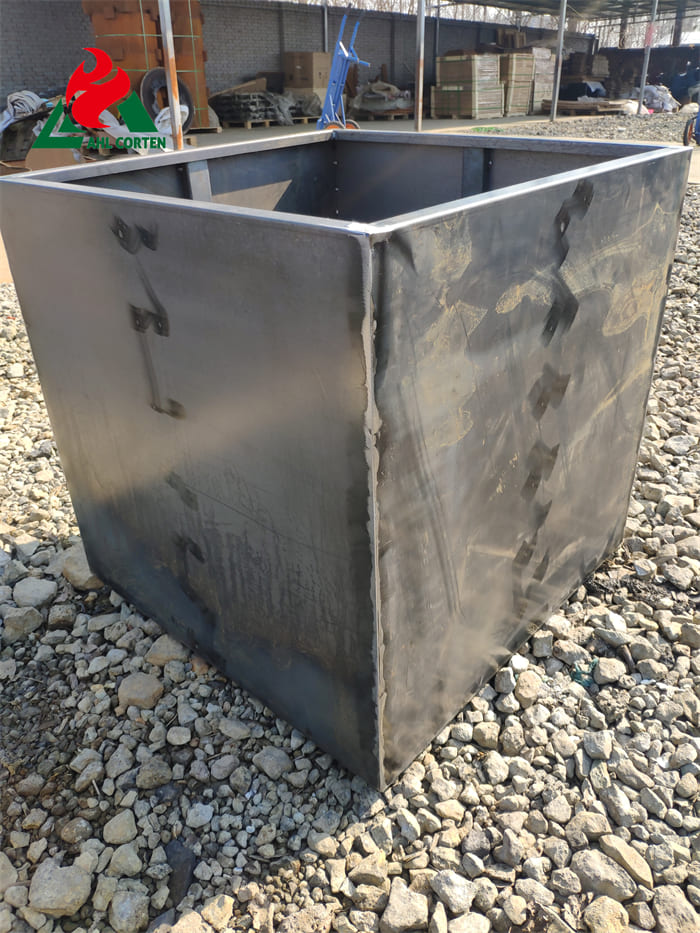 Requires NO Maintenance Outdoor Corten Steel Planter