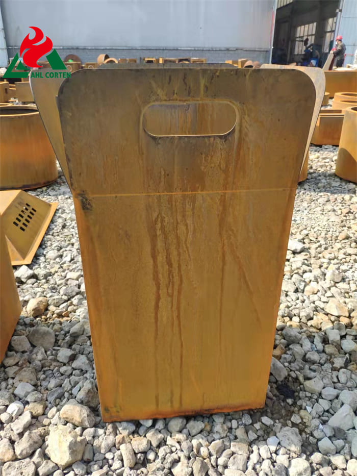 Used In Extreme Weather Outdoor Corten Steel Planter