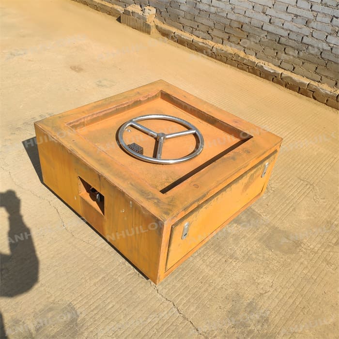 AHL Corten Steel rectangular gas stove supplier