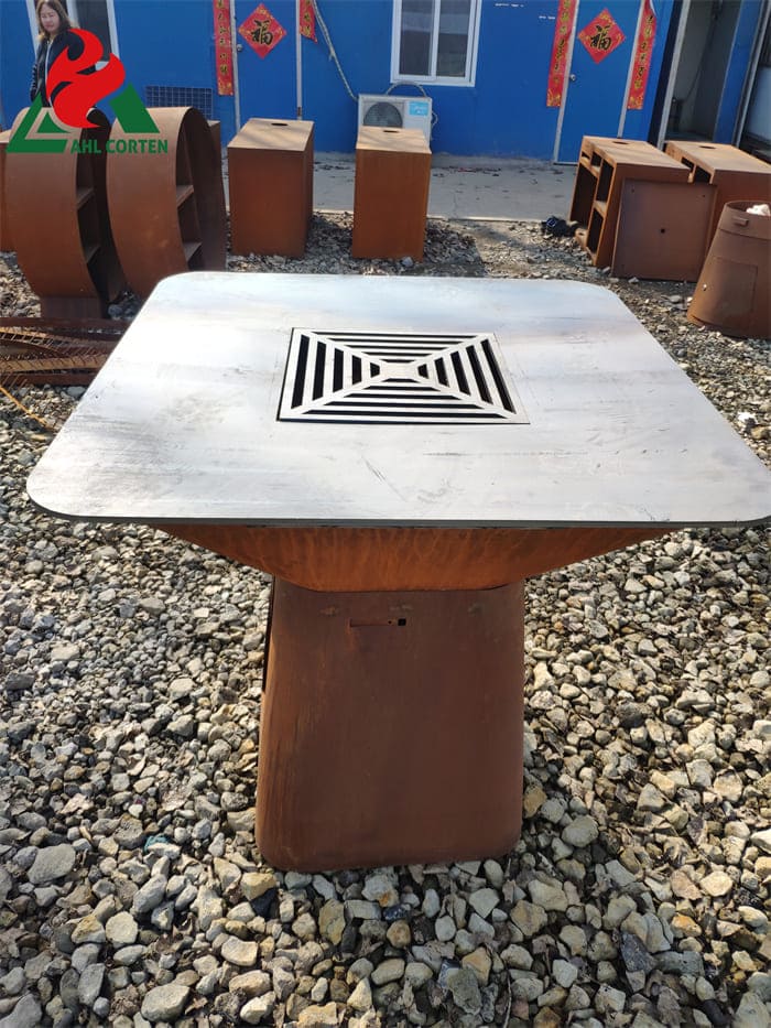 China AHL customizable corten barbecue grill near me