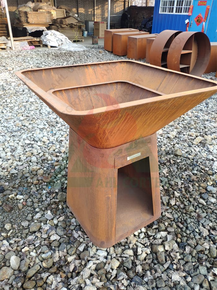 Chinese corten steel grill best outdoor griddle bbq