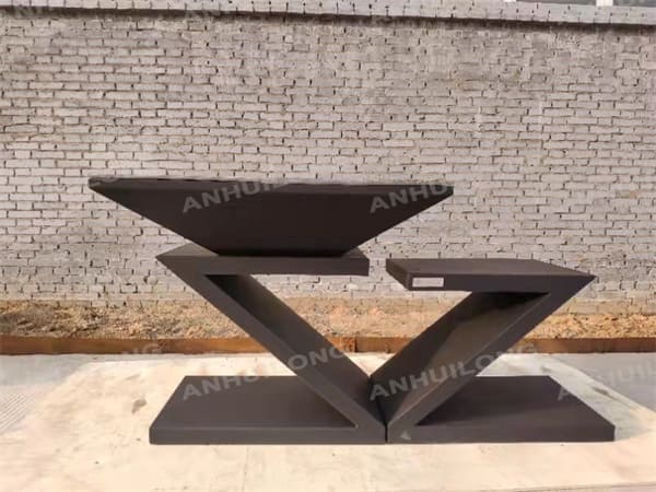 AHL CORTEN European style corten steel wood fire pit grill For Outdoor Cooking Wholesale Australia