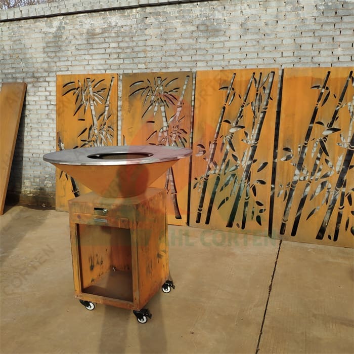 Corten steel barbecue best pellet grill 2022