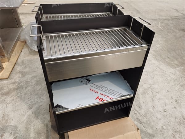 AHL CORTEN Potable corten steel BBQ grill for home garden for sale