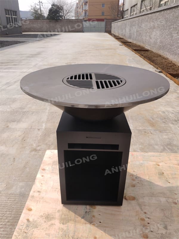AHL CORTEN High quality  corten steel camping bbq grill for Outdoor for sale Kitchen