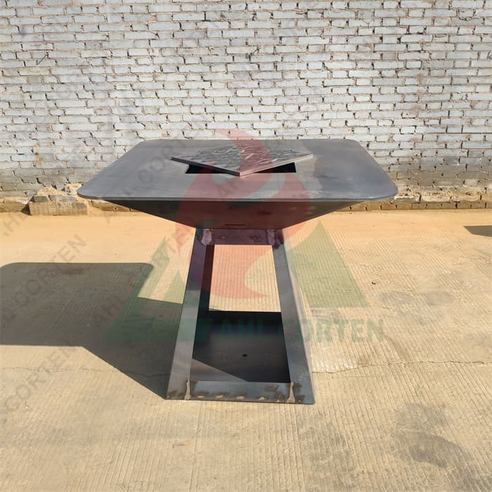 Corten steel bbq pits for sale durable barbecue