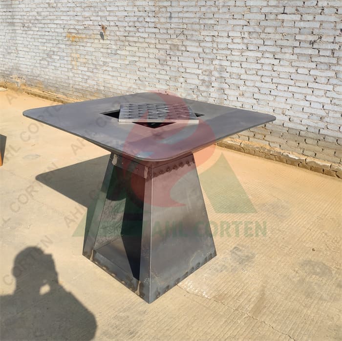 Corten steel bbq pits for sale durable barbecue