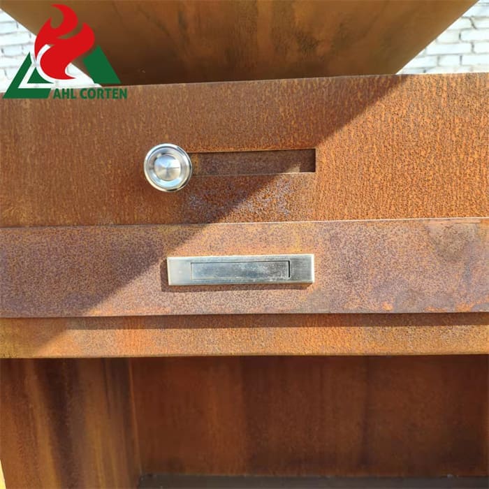 Home barbecue corten grill on sale