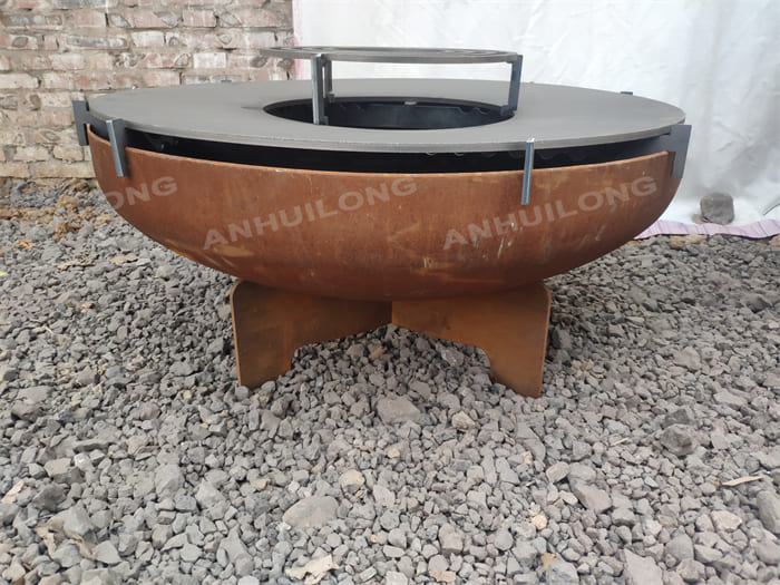 How to clean and maintain AHL corten steel bbq grill?