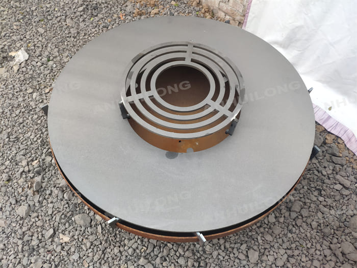 How to clean and maintain AHL corten steel bbq grill?