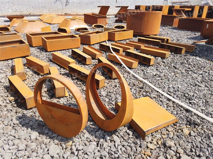 Versatile Style Corten Steel Planter With High Quality Of Weathering Resistance