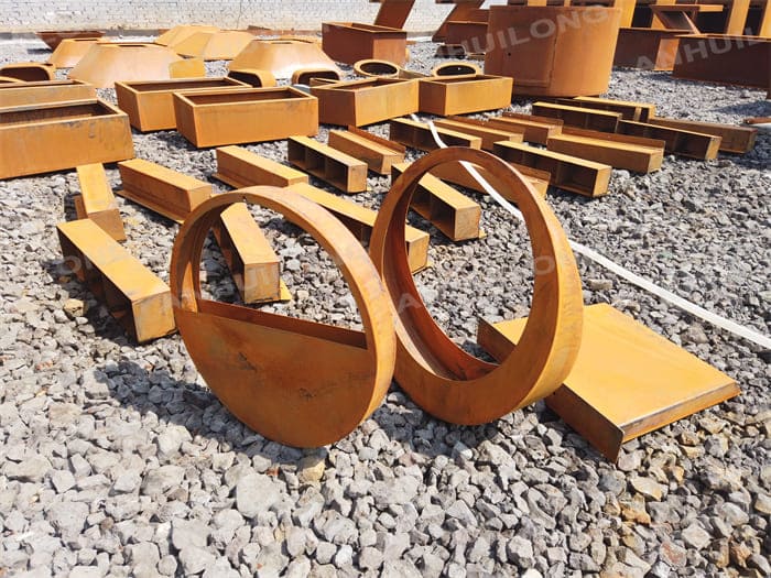 Versatile Style Corten Steel Planter With High Quality Of Weathering Resistance