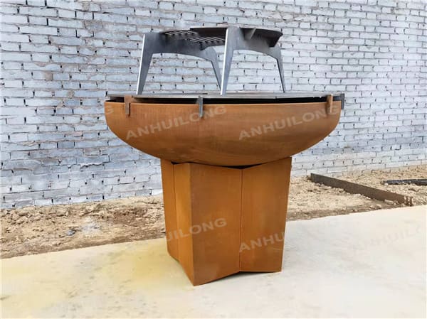 AHL STEEL  Outdoor Heater Corten Steel grill For Outdoor Entertainment Household Retail