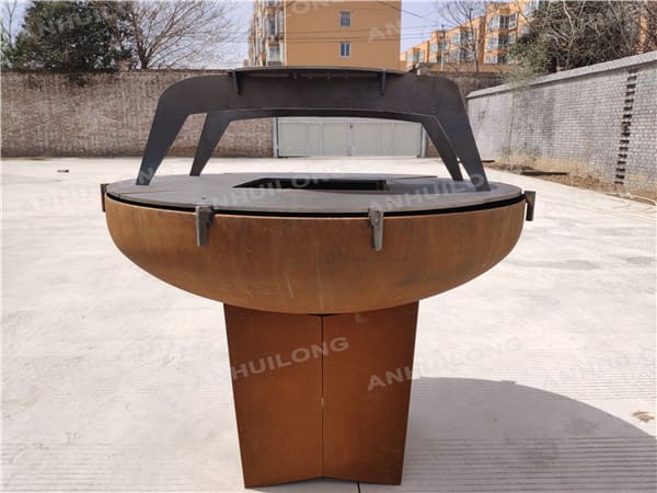 AHL STEEL Nature Style Corten steel BBQ Stove for Homestay and Restaurant
