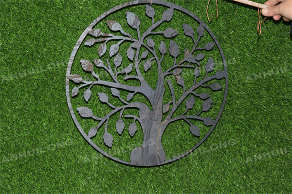 AHL STEEL eye catching rustic style wall art for municipal project and public city garden project