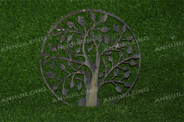 Rustic style  Decorative  Nature Style Rust Tree Wall Decor rustic garden ornaments For City Gardens Landscape