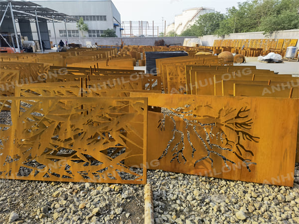 Art Metal Corten Steel Garden Screen Panels Manufacturer