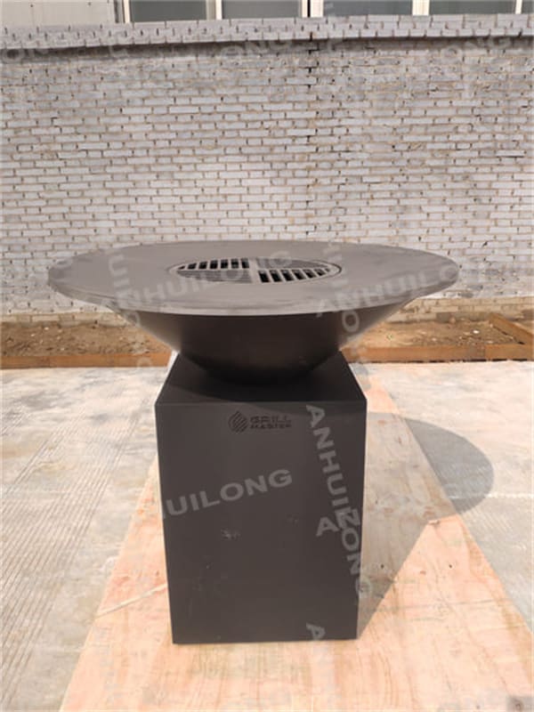 Corten steel Barbecue for home party, Rusty Barbeque Grill for garden,outdoor bbq cooking equipment for camping