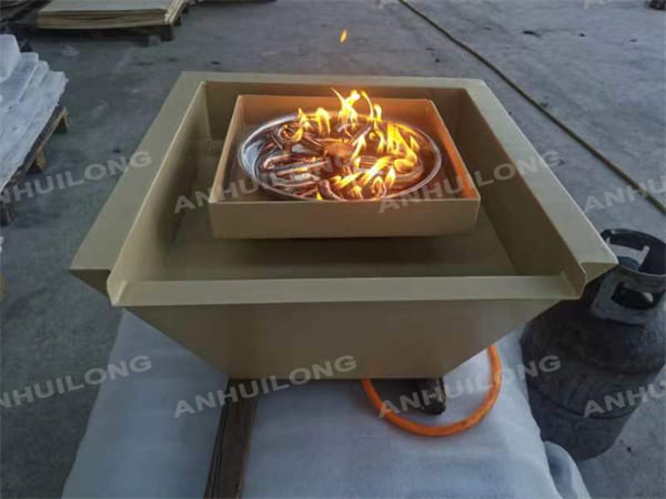 Nature Gas Fire Pit with Water Featrure for sale
