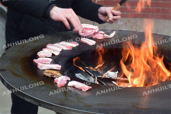 Corten steel Corten BBQ,Corten Grill BBQ for household,wood burning Corten Grill