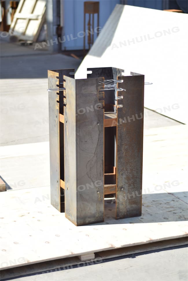 corten steel log burner