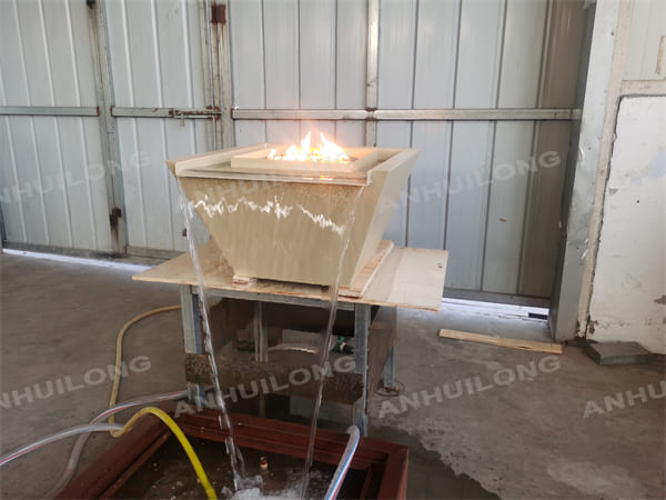 Decorative Waterfall Fire Pit for Swimming Pool Factory