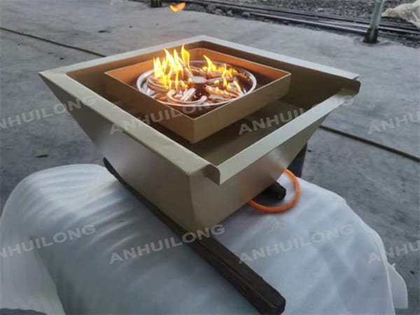 Decorative Waterfall Fire Pit for Swimming Pool Factory