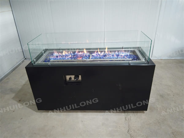 Durable Black Painted Propane Fire Pit Supplier