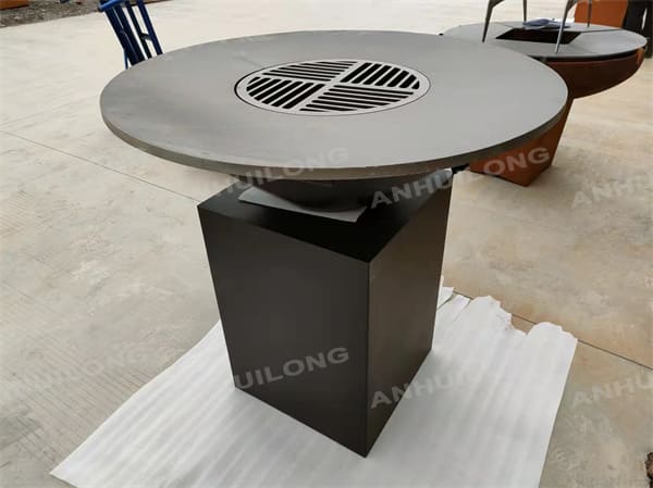 Outdoor Camping bbq grill bbq cooking equipment For bbq kitchen Environmentally friendly Wood Fire Pit Grill