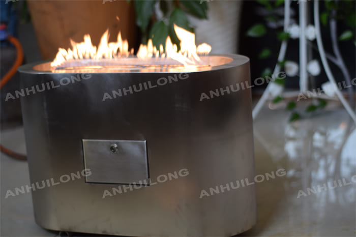 Easy To Use Stainless Steel Gas Fire Pit And Corten Steel Gas Fire Pit