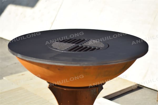 outdoor fire pit with cooking grill pit masters backyard pitmasters