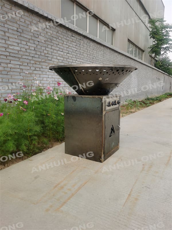 Corten steel gas plate grill,rust-like gas grill burners,outdoor kitchen bbq-grill-outdoor-gas