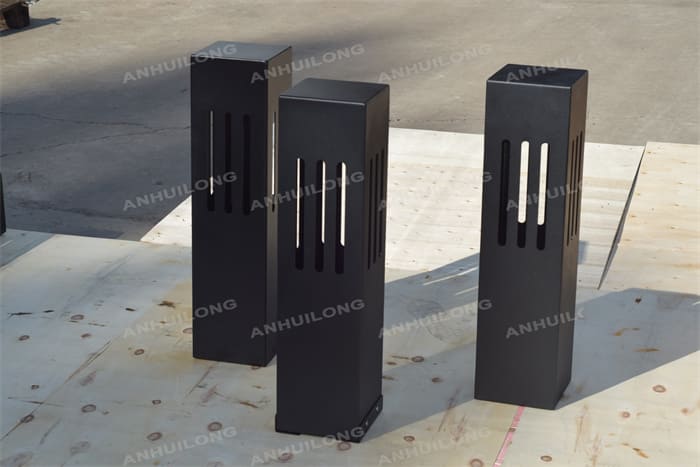 solar driveway bollard lights heavy duty bollard lights installing bollard lights