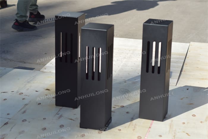 solar driveway bollard lights heavy duty bollard lights installing bollard lights