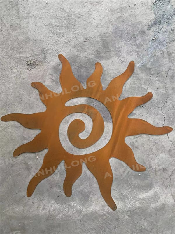 AHL STEEL rusty garden metal art for garden decoration