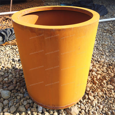 AHL corten steel planter with design sense