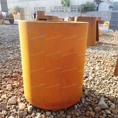 AHL durable outdoor corten steel planter