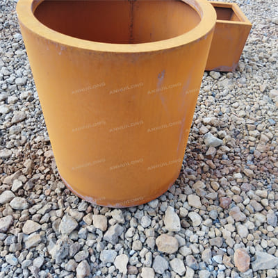 AHL long life custom corten steel planter