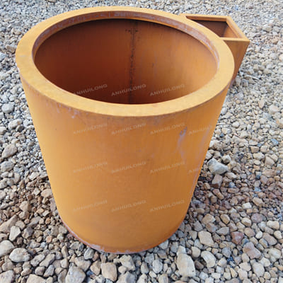 AHL long life custom corten steel planter