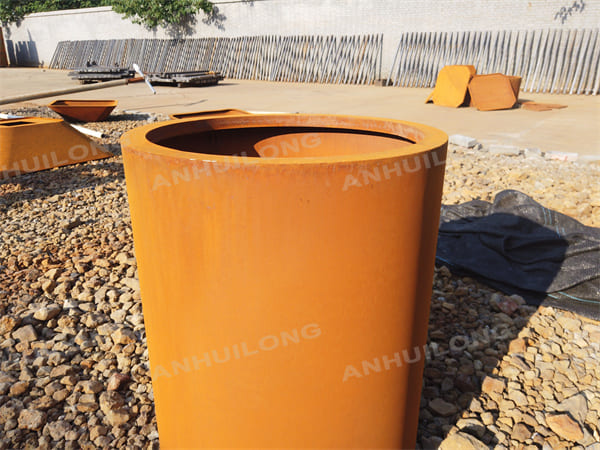 AHL steel home garden use decoration corten steel planters