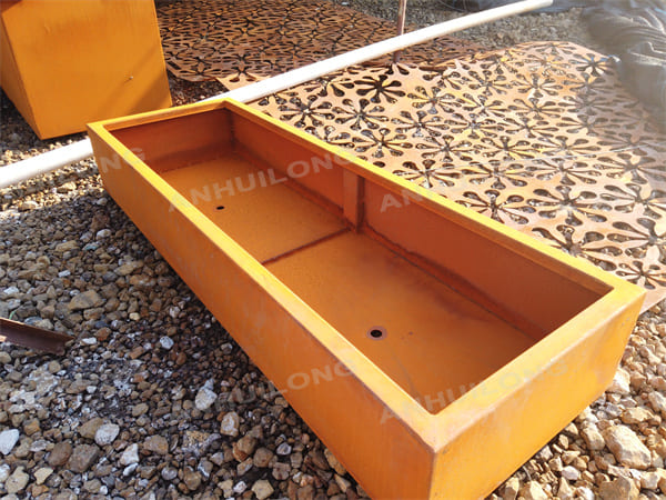 AHL Steel corten steel planters box for home garden