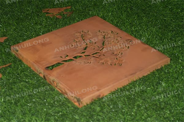 Customized Corten steel Wall Art for Gardening Articles Manufacturer