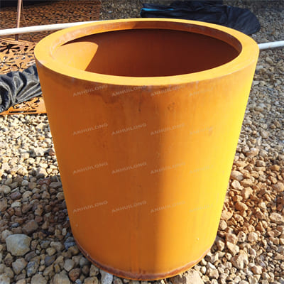 AHL’s innovative corten steel planter pot
