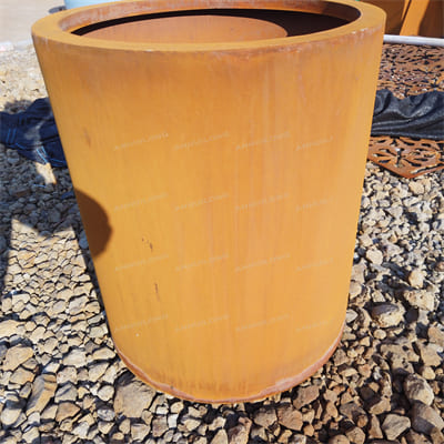 AHL’s innovative corten steel planter pot