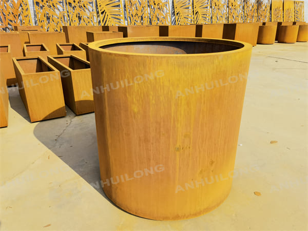 Bespoke Corten Steel Planters for Commercial and Residential Outdoor Use
